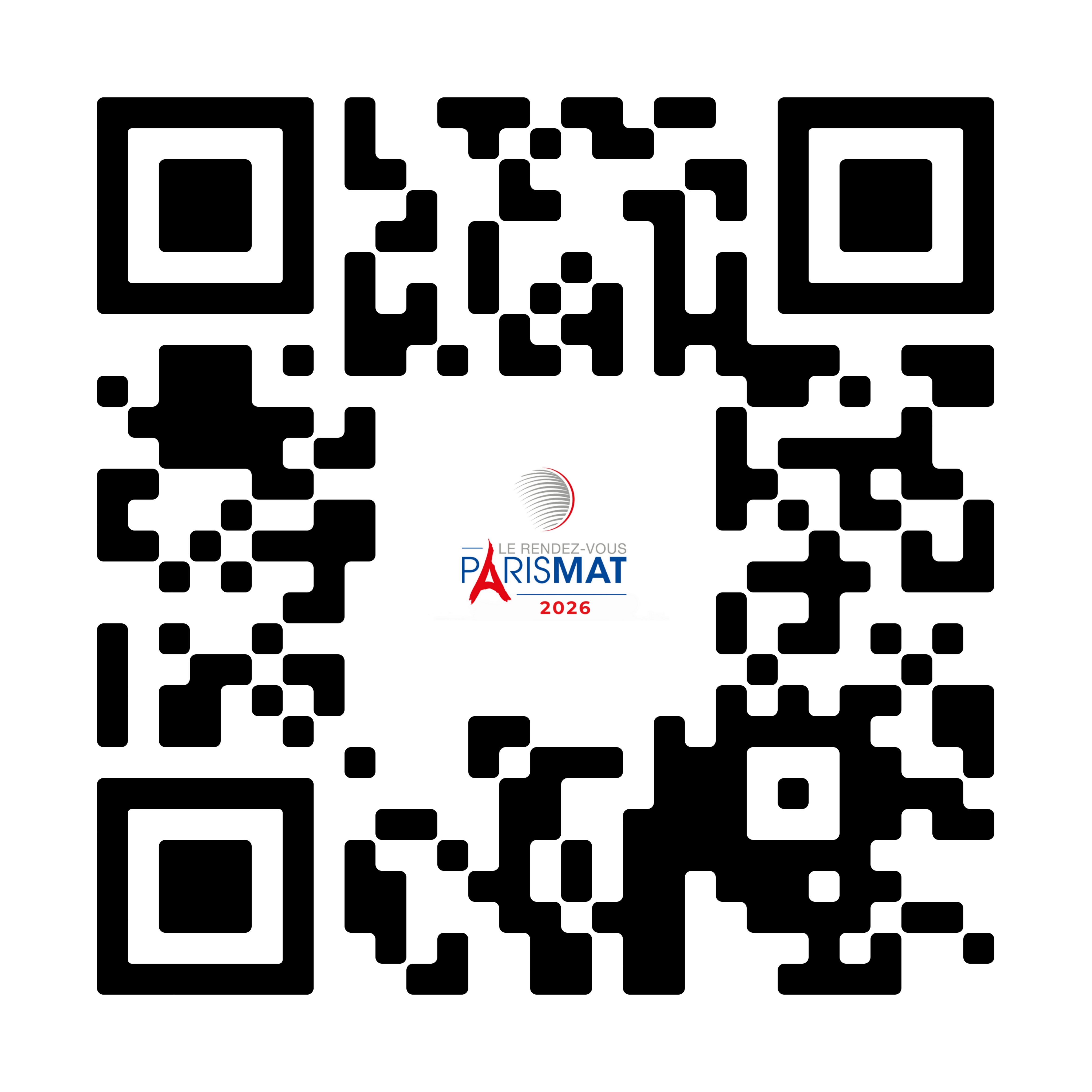 QR Code de t&eacute;l&eacute;chargement ParisMAT 2026